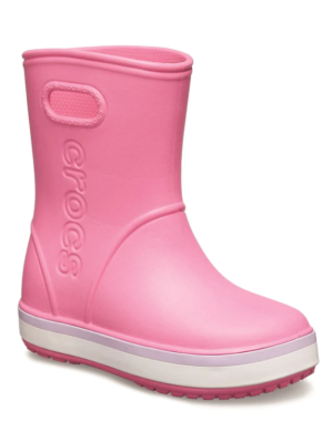 Crocs Kids Crocband Wellington Boots - Pink